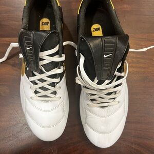 Nike Premier 3FG  Men's Black, White, Gold Athletic Shoes